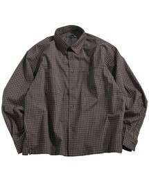 チェック ショートレングス ロングスリーブ シャツ