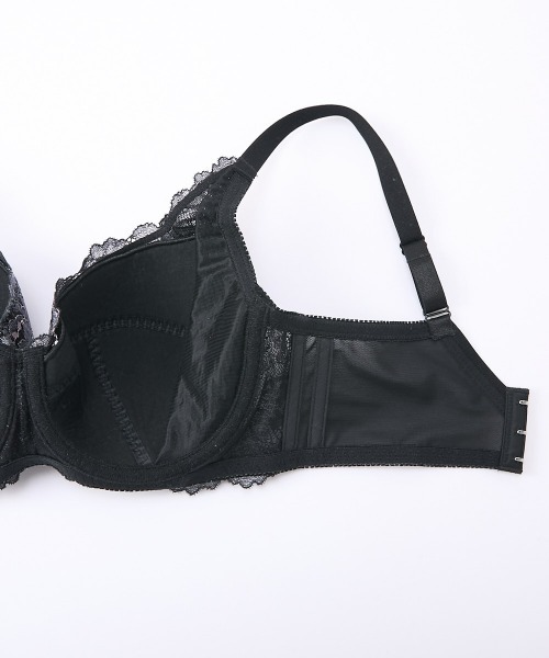 Nissen glamor(ニッセングラマー)の「【大きい胸】フルカップブラジャー カラフルパレット 脇高(G85~J90)(ブラジャー・レディース・ピンク/ブラック×グレー/ワインレッド・H85/H90/I85/I90/J85/J90/G85/G90)」の20枚目の写真