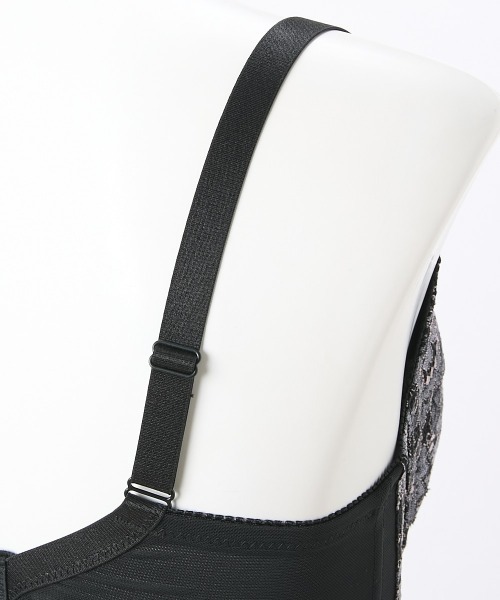 Nissen glamor(ニッセングラマー)の「【大きい胸】フルカップブラジャー カラフルパレット 脇高(G85~J90)(ブラジャー・レディース・ピンク/ブラック×グレー/ワインレッド・H85/H90/I85/I90/J85/J90/G85/G90)」の22枚目の写真