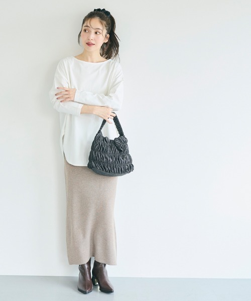 coca（coca）（コカ）の「ラメハンドバッグ（ハンドバッグ・レディース・ライトベージュ/ブラック・ONE SIZE）」の9枚目の写真