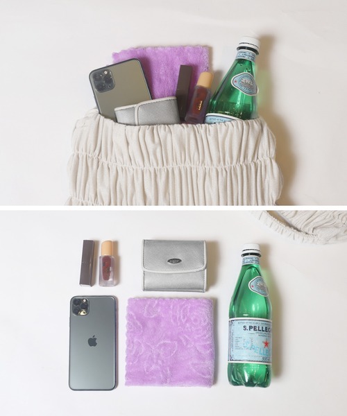 coca（coca）（コカ）の「ラメハンドバッグ（ハンドバッグ・レディース・ライトベージュ/ブラック・ONE SIZE）」の16枚目の写真