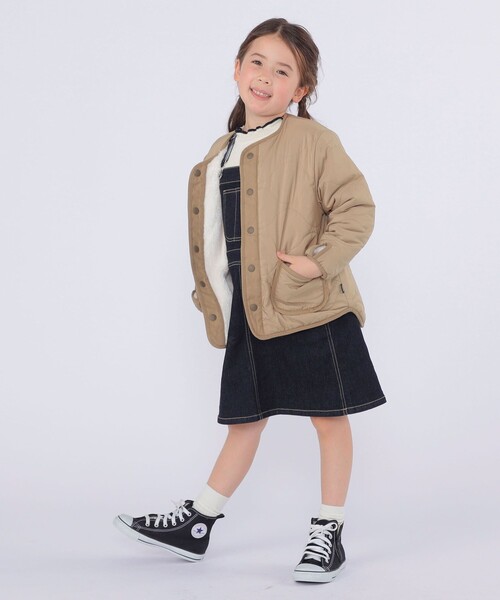 SHIPS(シップス)の「SHIPS KIDS:100~130cm /デニム オーバーオール スカート(スカート・キッズ・ネイビー・100/110/120/130)」の9枚目の写真