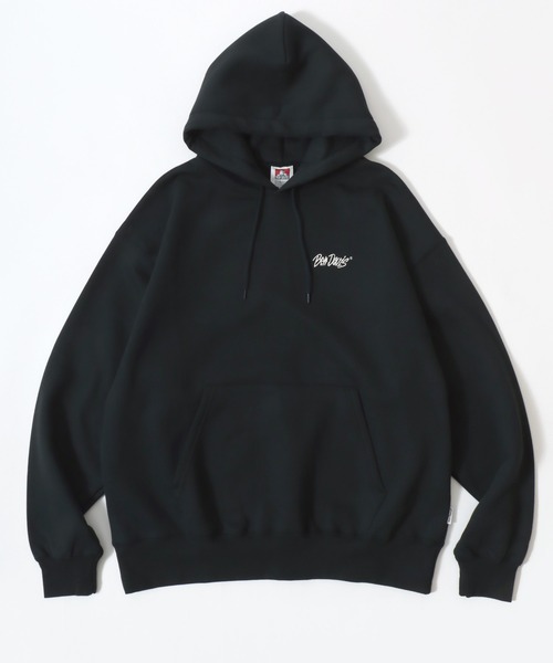 BEN DAVIS(ベンデイビス)の「BEN DAVIS/ベンデイビス HEAVY SWEAT HOODIE/オーバーサイズ 裏起毛 ロゴ ワンポイント刺繍 スウェット パーカー フーディー/レディース メンズ(パーカー・メンズ・アッシュグレー/ダークグリーン/グレイッシュブルー/ブラック/バーガンディー・L/XL/M)」の1枚目の写真
