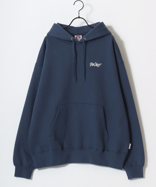BEN DAVIS(ベンデイビス)の「BEN DAVIS/ベンデイビス HEAVY SWEAT HOODIE/オーバーサイズ 裏起毛 ロゴ ワンポイント刺繍 スウェット パーカー フーディー/レディース メンズ(パーカー・メンズ・アッシュグレー/ダークグリーン/グレイッシュブルー/ブラック/バーガンディー・L/XL/M)」の14枚目の写真