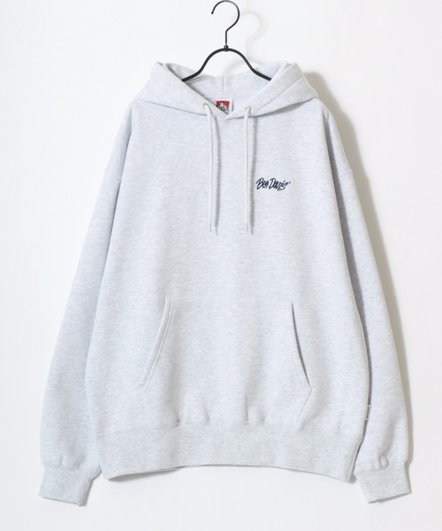 BEN DAVIS(ベンデイビス)の「BEN DAVIS/ベンデイビス HEAVY SWEAT HOODIE/オーバーサイズ 裏起毛 ロゴ ワンポイント刺繍 スウェット パーカー フーディー/レディース メンズ(パーカー・メンズ・アッシュグレー/ダークグリーン/グレイッシュブルー/ブラック/バーガンディー・L/XL/M)」の12枚目の写真