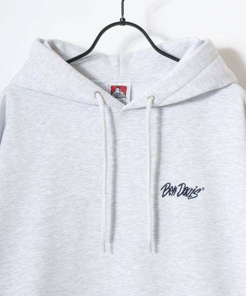 BEN DAVIS(ベンデイビス)の「BEN DAVIS/ベンデイビス HEAVY SWEAT HOODIE/オーバーサイズ 裏起毛 ロゴ ワンポイント刺繍 スウェット パーカー フーディー/レディース メンズ(パーカー・メンズ・アッシュグレー/ダークグリーン/グレイッシュブルー/ブラック/バーガンディー・L/XL/M)」の17枚目の写真