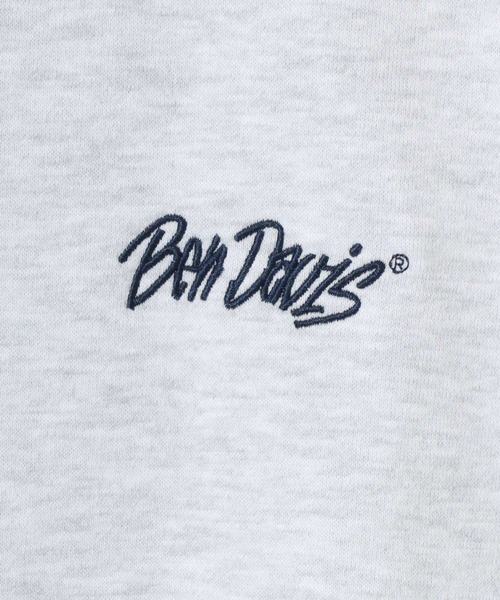 BEN DAVIS(ベンデイビス)の「BEN DAVIS/ベンデイビス HEAVY SWEAT HOODIE/オーバーサイズ 裏起毛 ロゴ ワンポイント刺繍 スウェット パーカー フーディー/レディース メンズ(パーカー・メンズ・アッシュグレー/ダークグリーン/グレイッシュブルー/ブラック/バーガンディー・L/XL/M)」の18枚目の写真