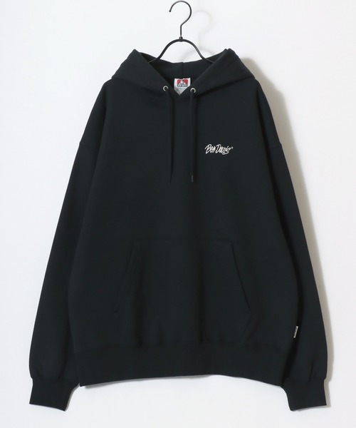 BEN DAVIS(ベンデイビス)の「BEN DAVIS/ベンデイビス HEAVY SWEAT HOODIE/オーバーサイズ 裏起毛 ロゴ ワンポイント刺繍 スウェット パーカー フーディー/レディース メンズ(パーカー・メンズ・アッシュグレー/ダークグリーン/グレイッシュブルー/ブラック/バーガンディー・L/XL/M)」の11枚目の写真