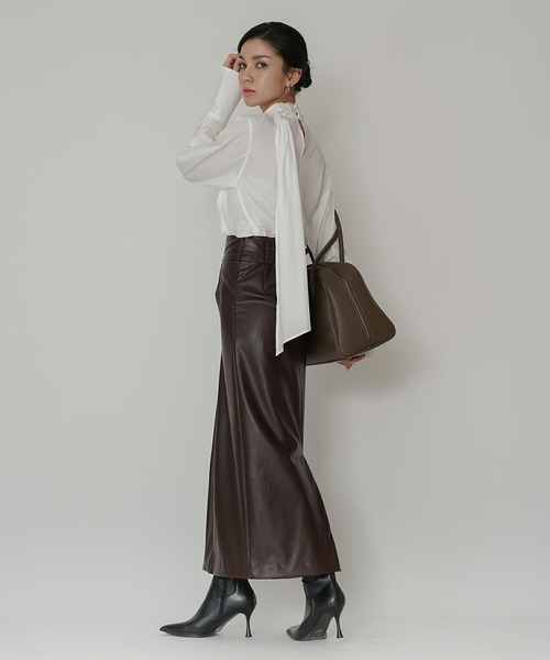 スカート kei 中古・古着通販】noir kei ninomiya (ノワール ケイ ニノミヤ) サテン