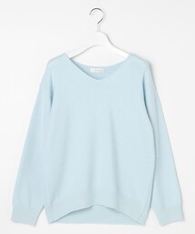 Feroux（フェルゥ）の「Vネックニットプルオーバー（ニット/セーター）」