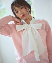 Feroux（フェルゥ）の「Vネックニットプルオーバー（ニット/セーター）」