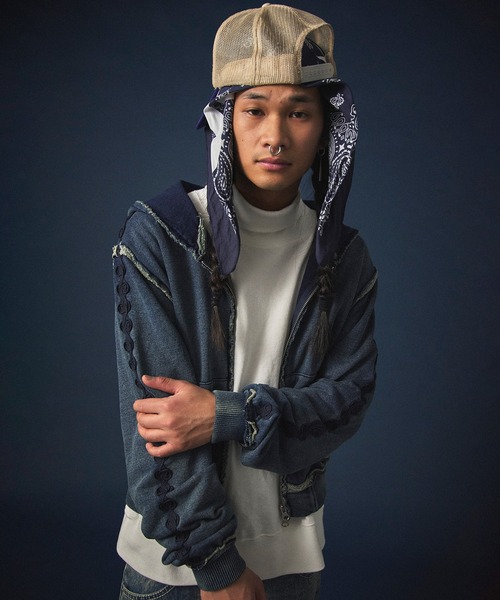 peep inside head ジップパーカー peep inside head ジップパーカー