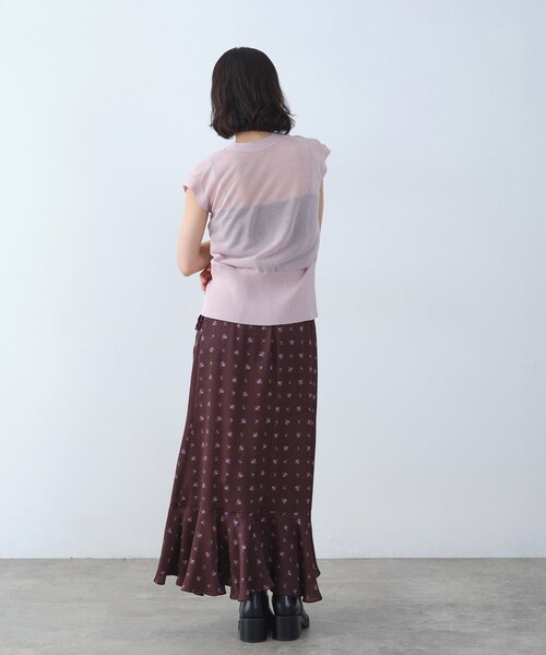 CODE A(コードエー)の「multiway knit cardigan(カーディガン/ボレロ・レディース・オフホワイト/チャコールグレー/ピンク・00)」の17枚目の写真