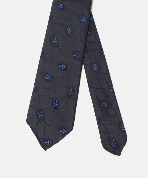 SOVEREIGN（ソブリン）の「＜SOVEREIGN＞ジャガードパターン ネクタイ（ネクタイ・メンズ・ダークグレー/パープル・FREE）」の5枚目の写真