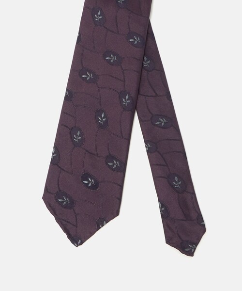 SOVEREIGN（ソブリン）の「＜SOVEREIGN＞ジャガードパターン ネクタイ（ネクタイ・メンズ・ダークグレー/パープル・FREE）」の8枚目の写真