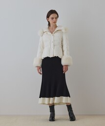 GRACE CONTINENTAL（グレースコンチネンタル）の「エコファーショートダウンジャケット（ダウンジャケット/コート）」