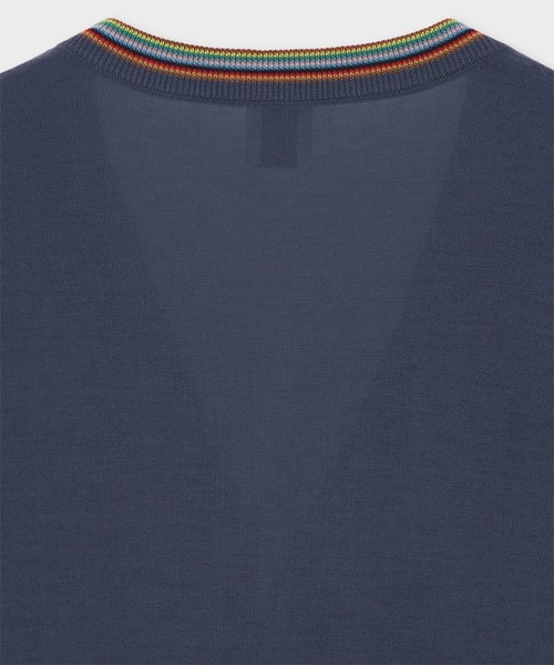 Paul Smith(ポールスミス)の「ハイゲージ ニット カーディガン / 253451 250Z(カーディガン/ボレロ・メンズ・ネイビー/グリーン/ダークインディゴブルー・MEDIUM/LARGE/X-LARGE/XX-LARGE)」の18枚目の写真