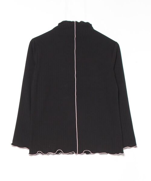 EGLANTINE(エグランティーヌ)の「EGLANTINE 前後2way 配色メロウ インナーカットソー(Tシャツ/カットソー・レディース・ブラック/ダークグリーン/キャメル/ワインレッド/チャコールグレー・38)」の18枚目の写真
