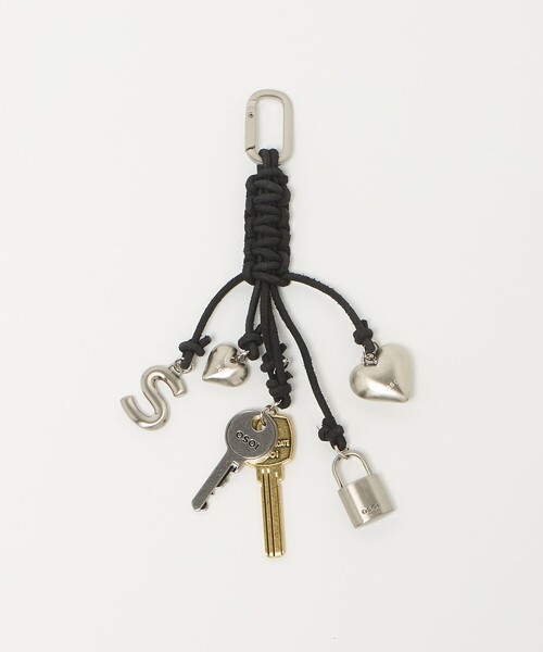 OSOI ロープ キーリング ブラック OSOI＞ROPE キーリング（キーケース/キーアクセサリー）｜OSOI