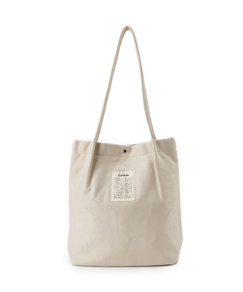 ITS'DEMO(イッツデモ)の「【A4対応】スエードハンドルタックトート(トートバッグ・レディース・ブラック/アイボリー/グレー/ピンク系/ブラック系・00)」の20枚目の写真