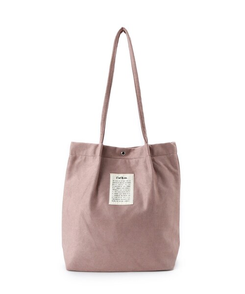 ITS'DEMO(イッツデモ)の「【A4対応】スエードハンドルタックトート(トートバッグ・レディース・ブラック/アイボリー/グレー/ピンク系/ブラック系・00)」の17枚目の写真