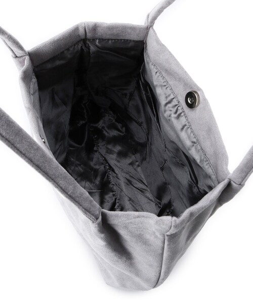 ITS'DEMO(イッツデモ)の「【A4対応】スエードハンドルタックトート(トートバッグ・レディース・ブラック/アイボリー/グレー/ピンク系/ブラック系・00)」の11枚目の写真