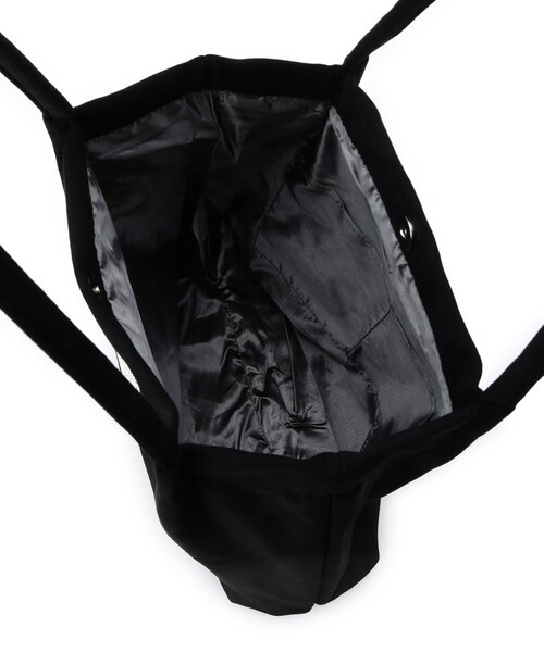 ITS'DEMO(イッツデモ)の「【A4対応】スエードハンドルタックトート(トートバッグ・レディース・ブラック/アイボリー/グレー/ピンク系/ブラック系・00)」の10枚目の写真