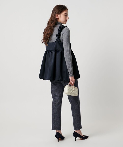 UNITED ARROWS ギャザー サテン キャミソール ‐ウォッシャブル‐ UNITED ARROWS｜ギャザー サテン キャミソール -ウォッシャブル