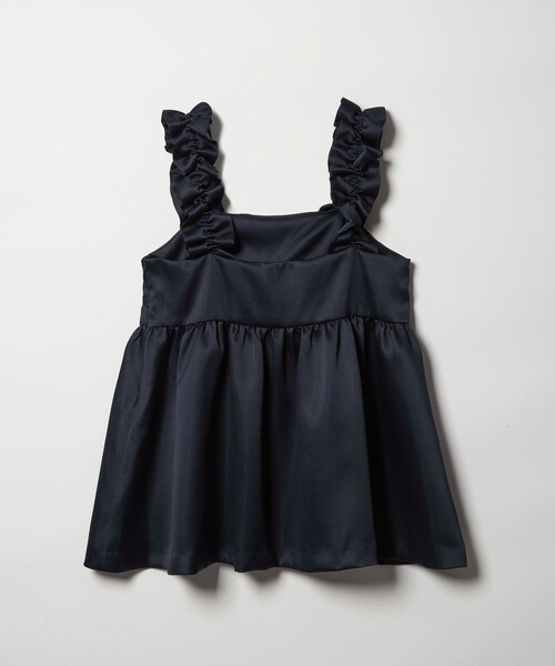 UNITED ARROWS（ユナイテッドアローズ）の「ギャザー サテン キャミソール ‐ウォッシャブル‐（キャミソール・レディース・ブラック/ネイビー・FREE）」の14枚目の写真