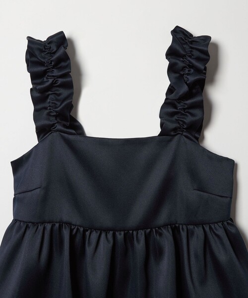 セール】ギャザー サテン キャミソール ‐ウォッシャブル