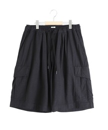 GOLD | GOLD / ゴールド：COTTON / SILK DUCK EASY CARGO SHORTS：25A-GL52511[MUS](カーゴパンツ)