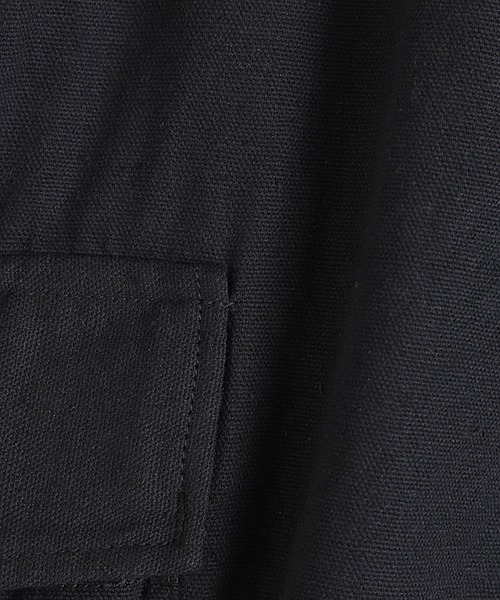 GOLD（ゴールド）の「GOLD / ゴールド：COTTON / SILK DUCK EASY CARGO SHORTS：25A-GL52511[MUS]（カーゴパンツ・メンズ・ブラック・S）」の5枚目の写真