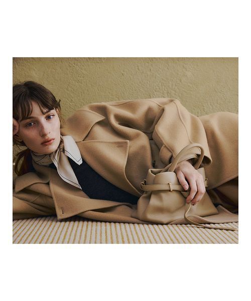 ウールリバーミドルAラインコート（ピーコート）｜FRAY I.D（フレイ