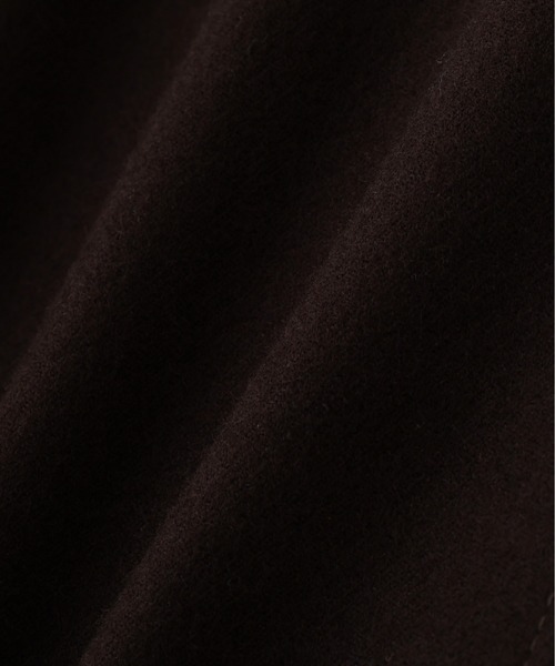 MHL.（エムエイチエル）の「FELTED WOOL SHIRTING（ブルゾン・メンズ・ダークブラウン/ネイビー・LARGE/MEDIUM/SMALL）」の6枚目の写真