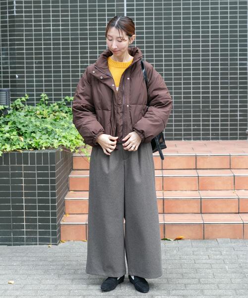 ITEMS URBANRESEARCH(アイテムズ アーバンリサーチ)の「中綿スタンドジャケット(ダウンジャケット/コート・レディース・ブラック/ブラウン/グレー系その他・FREE)」の8枚目の写真