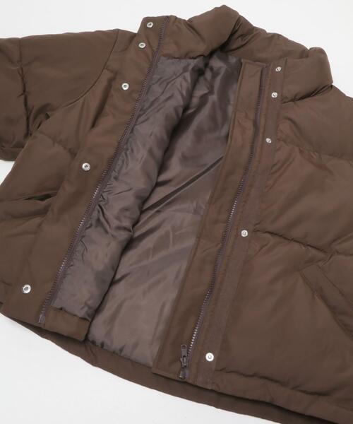 ITEMS URBANRESEARCH(アイテムズ アーバンリサーチ)の「中綿スタンドジャケット(ダウンジャケット/コート・レディース・ブラック/ブラウン/グレー系その他・FREE)」の12枚目の写真