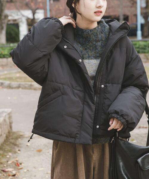 ITEMS URBANRESEARCH(アイテムズ アーバンリサーチ)の「中綿スタンドジャケット(ダウンジャケット/コート・レディース・ブラック/ブラウン/グレー系その他・FREE)」の17枚目の写真