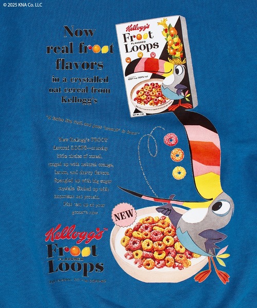 MARKEY'S（マーキーズ）の「【Kellogg's/ケロッグ】別注プリントトレーナー（スウェット・キッズ・杢グレー/ブルー/チャコール・80/90/100/110/120/130/140/150）」の12枚目の写真