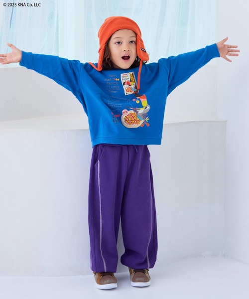 MARKEY'S（マーキーズ）の「【Kellogg's/ケロッグ】別注プリントトレーナー（スウェット・キッズ・杢グレー/ブルー/チャコール・80/90/100/110/120/130/140/150）」の8枚目の写真