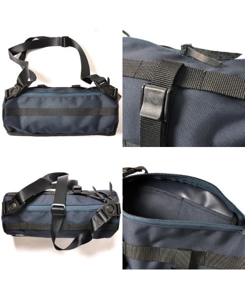 TONE SELECT GOODS(トーンセレクトグッズ)の「Butler Verner Sails(バトラーバーナーセイルズ)ナイロンショルダーバッグ コーデュラマルチユーズロールショルダー【JA-1889】(ショルダーバッグ・メンズ・ネイビー/ブラック・FREE)」の4枚目の写真