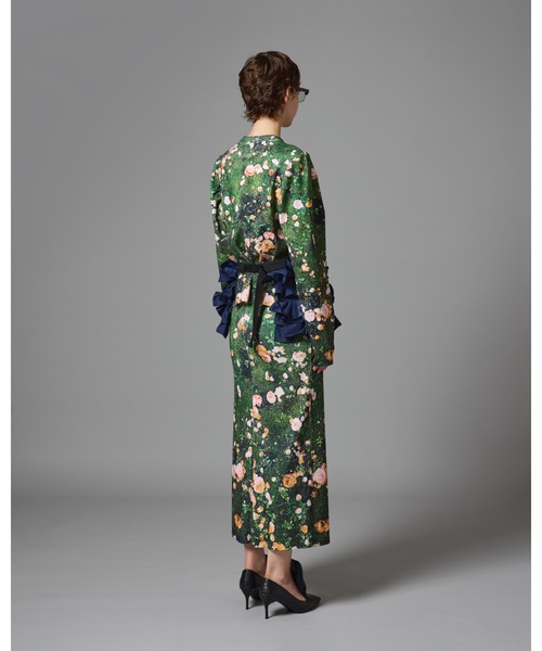 NON TOKYO ノントーキョー プリント リブ トップス カットソー NON TOKYO/ノントーキョー/プリントリブパフスリーブC/S（Tシャツ