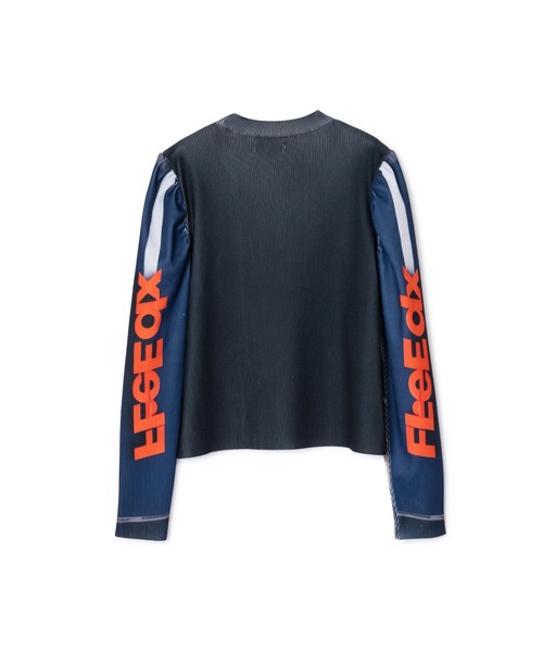 NON TOKYO ノントーキョー プリント リブ トップス カットソー NON TOKYO ノントーキョー プリント リブ トップス カットソー