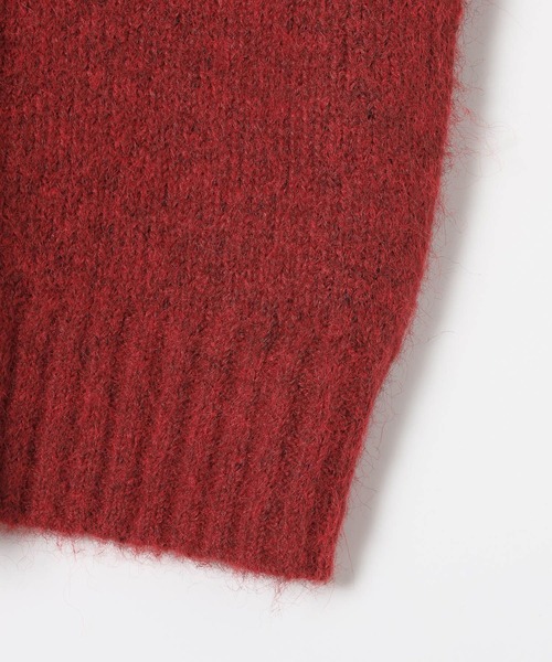 LEPSIM（レプシィム）の「3ゲージヴィンテージロゴプルオーバー　587869（ニット/セーター・レディース・ライトベージュ/レッド/イエロー/ネイビー・FREE）」の9枚目の写真