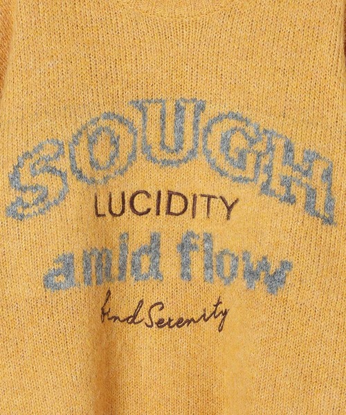 LEPSIM（レプシィム）の「3ゲージヴィンテージロゴプルオーバー　587869（ニット/セーター・レディース・ライトベージュ/レッド/イエロー/ネイビー・FREE）」の15枚目の写真