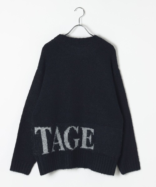 LEPSIM（レプシィム）の「3ゲージヴィンテージロゴプルオーバー　587869（ニット/セーター・レディース・ライトベージュ/レッド/イエロー/ネイビー・FREE）」の16枚目の写真