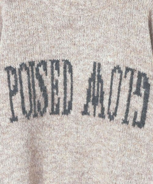 LEPSIM（レプシィム）の「3ゲージヴィンテージロゴプルオーバー　587869（ニット/セーター・レディース・ライトベージュ/レッド/イエロー/ネイビー・FREE）」の11枚目の写真