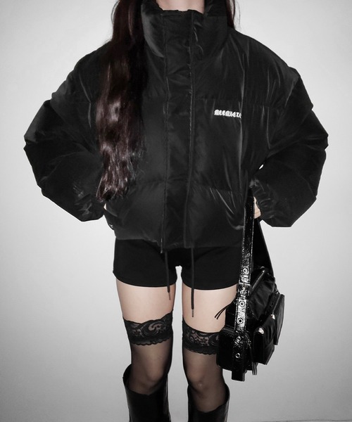 大好評につきロゴ無しバージョン追加！ 】グランジロゴ刺繍ショート