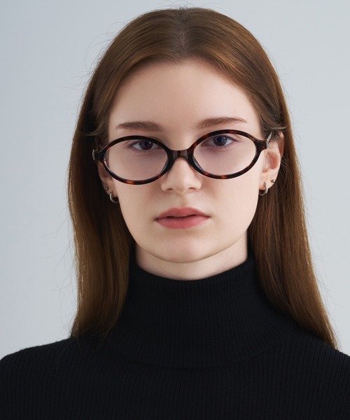 NUEF (ヌエフ)の「オーバル型|カラーレンズ|トレンド|紫外線対策|UVカット|サングラス|NUEF|(サングラス・レディース・ブラック/ブラウン/クリアブラック/グレー/グレー系その他・FREE)」の9枚目の写真