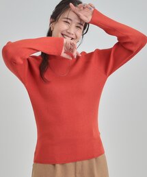 SHOO・LA・RUE | 【洗濯機可】ちくちくしにくい やわらかリブハイネックニット(ニット/セーター)