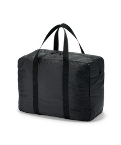 無印 撥水 ボストンバッグ 黒 たためる 撥水 旅に便利なボストンバッグ（ボストンバッグ）｜無印良品